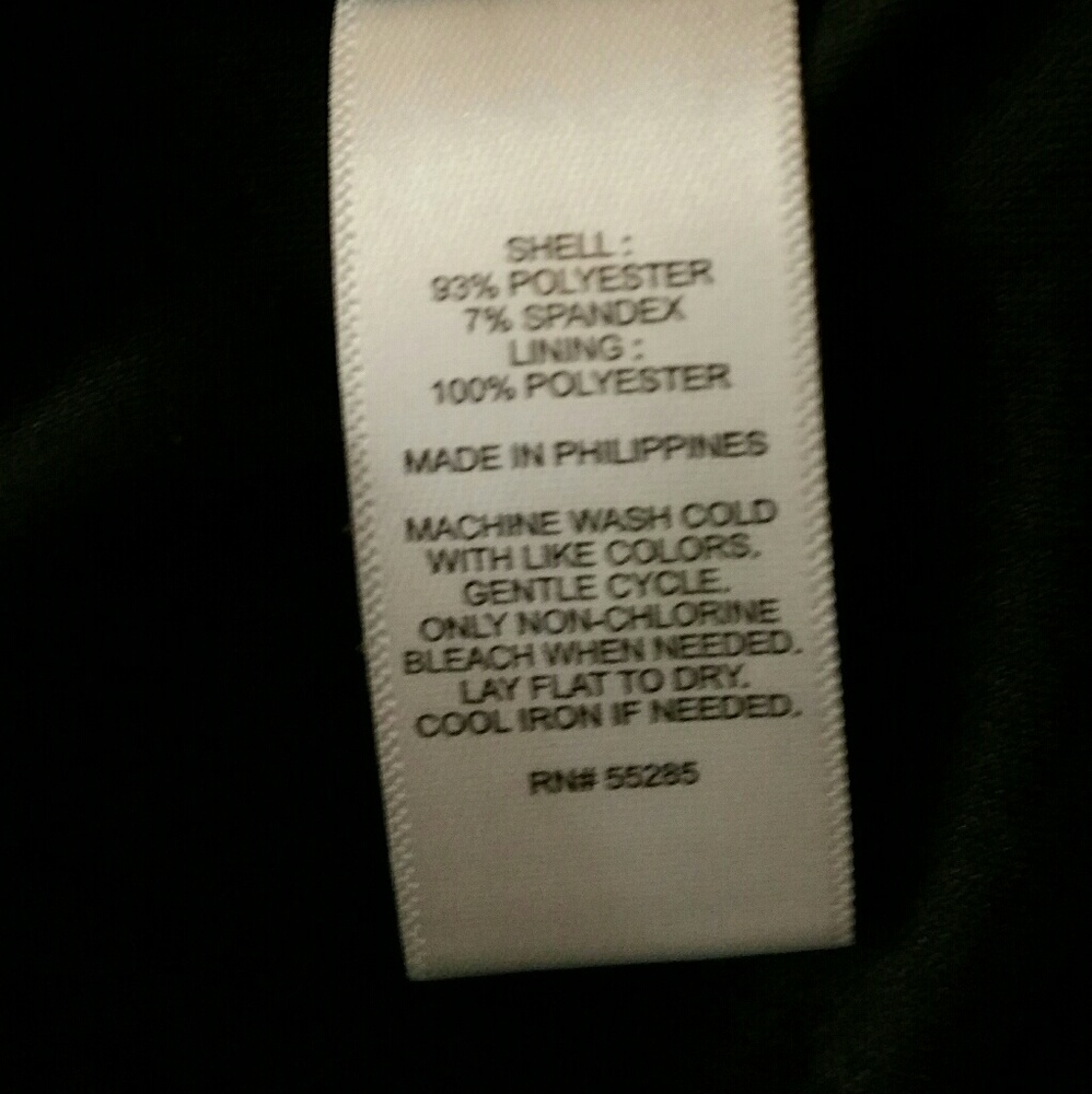 Express Crop Tank Back Zip Sz L Stripe Pattern - Picture 5 of 7